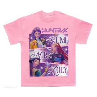 Foto 1 | Foto 1 | Playera Infantil Kpop Demon Hunters Diseño Huntrix Color Blanco Talla 12