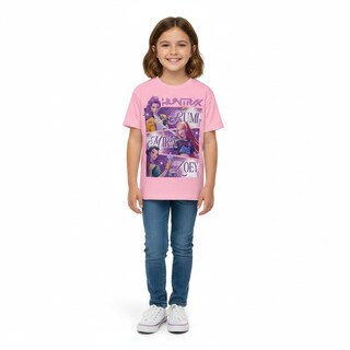 Foto 2 | Foto 2 | Playera Infantil Kpop Demon Hunters Diseño Huntrix Color Blanco Talla 12