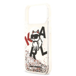 Foto 6 | Foto 6 | Funda Karl Lagerfeld Glitter Choupette para iPhone 17 Pro Max Transparente