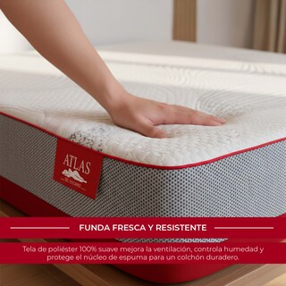 Foto 5 | Foto 5 | Colchón King Size Atlas Infinity 20cm Blanco