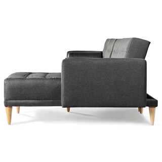 Foto 4 | Foto 4 | Sala Modular Doble Chaise Makora Brandon Con Memory Foam Y Respaldo Ajustable Lino Oxford