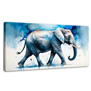 Foto 1 | Foto 1 | Cuadro Decorativo Canvas Elefante De Niebla 120x60