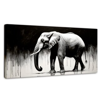 Foto 1 | Foto 1 | Cuadro Decorativo Canvas Elefante Infinito 120x60