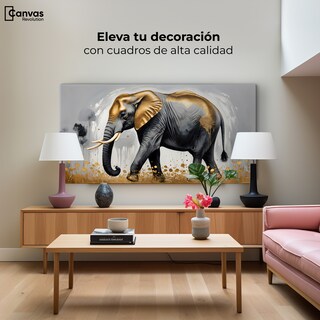 Foto 3 | Foto 3 | Cuadro Decorativo Canvas Elefante Ancestral 120x60