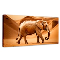 Cuadro Decorativo Canvas Elefante Soberano 120x60