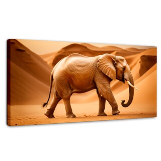 Foto 1 | Foto 1 | Cuadro Decorativo Canvas Elefante Soberano 120x60