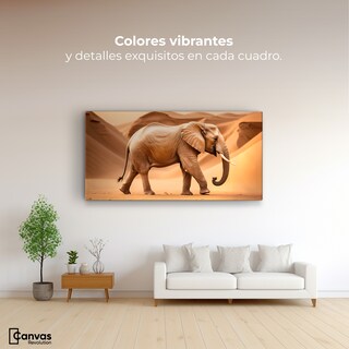 Foto 2 | Foto 2 | Cuadro Decorativo Canvas Elefante Soberano 120x60