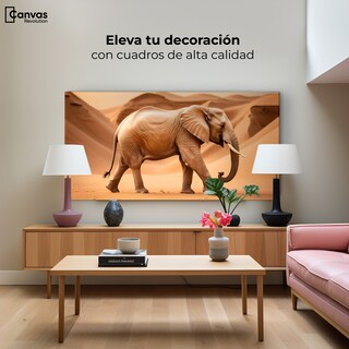Foto 3 | Foto 3 | Cuadro Decorativo Canvas Elefante Soberano 120x60