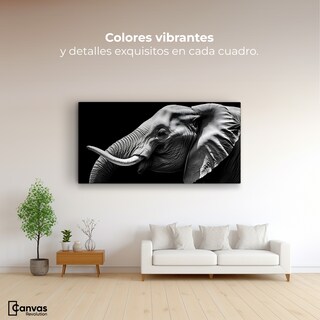 Foto 2 | Foto 2 | Cuadro Decorativo Canvas Elefante Noble 120x60