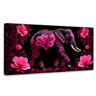 Foto 1 | Foto 1 | Cuadro Decorativo Canvas Elefante Protector 120x60