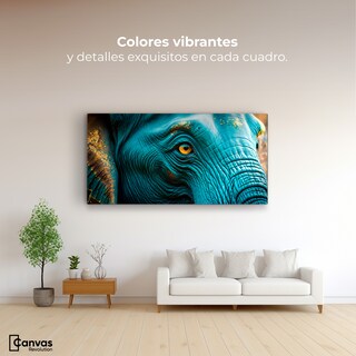 Foto 2 | Foto 2 | Cuadro Decorativo Canvas Elefante Épico 120x60