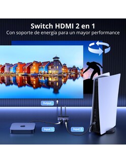 Foto 3 | Foto 3 | Conmutador Switch Hdmi 2.1 Ugreen 90385 8k@60hz 4k@120hz P/ Ps5 Xbox