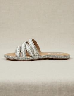 Foto 4 | Foto 4 | Sandalias Golden Shoes 0113 Latte Planas Dama
