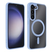 Funda Transparente Color Para Galaxy S26 Series Magsafe Azul Sierra S26 Plus