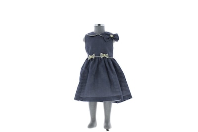 Foto 1 | Foto 1 | Vestido Para Niña Chicos Olé 4048 Azul Marino Cuadros Elegante