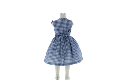 Foto 2 | Foto 2 | Vestido Para Niña Chicos Olé 4049 Azul Cielo Con Cuadros Elegante