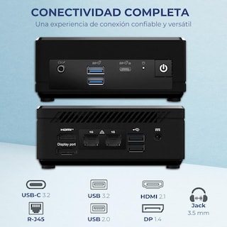 Foto 5 | Foto 5 | Computadora Mini Pc Msi Cubi Intel Celeron N100 16gb Ssd 256gb Monitor 24 Teclado Mouse Wifi Bluetooth Ideal Punto Venta