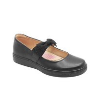 Zapato Escolar Yuyin 25401 Para Niña Mary Jane Elegante Negro