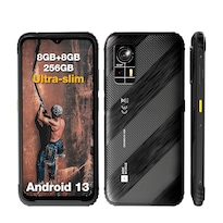 Celular Agm H6 Negro 6 56 Pulgadas 16 Gb + 256 Gb 4g Android 13