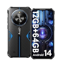 Celular Fossibot F105 Negro Android 14 8 Gb Ram 64 Gb Rom 10300 Mah