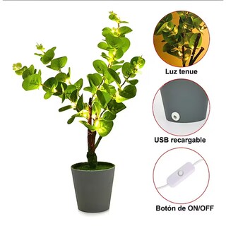 Foto 2 | Foto 2 | Lámpara Decorativa Planta Artificial