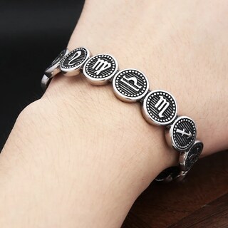 Foto 2 | Foto 2 | Brazalete Constelaciones Acero Inoxidable Gris