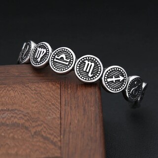 Foto 4 | Foto 4 | Brazalete Constelaciones Acero Inoxidable Gris