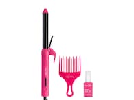 Kit Tenaza Automática + Peine Para Ondas + Aceite Capilar