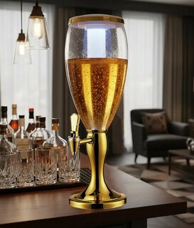 Foto 2 | Foto 2 | Torre Dispensadora De Bebidas 3l Modelo Dorado