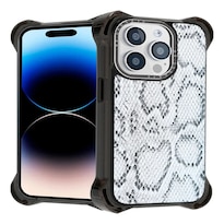 Funda Uso Rudo Mr. Gadgets Para iPhone 16 Pro Magsafe Ultra Bounce Animal Print Piton con Diseño Moderno Antigolpes Y Premium