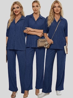 Foto 6 | Foto 6 | Conjunto de 2 Piezas Azul para Mujer