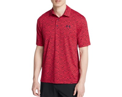 Foto 1 | Foto 1 | Polo Golf Under Armour Playoff 3.0 Printed Rojo Hombre 13786