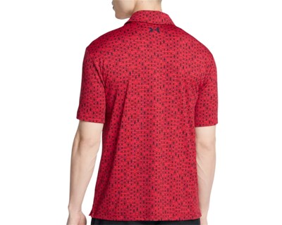 Foto 2 | Foto 2 | Polo Golf Under Armour Playoff 3.0 Printed Rojo Hombre 13786