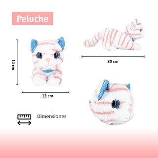 Foto 2 | Foto 2 | Gato de Peluche Importadora La Merced Blanco