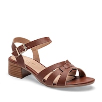 Sandalia Paulie Para Mujer Camel Cod 141368-e