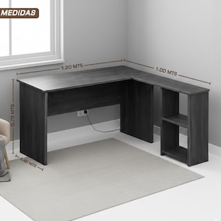 Foto 4 | Foto 4 | Escritorio Esquinero Isto para Ti Gris