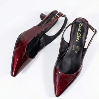 Foto 4 | Foto 4 | Zapatilla Slingback Charol Vino Tacon Bajo Elegante Y Comodo Juvenil Estilo Con Acabado Brillante Ajuste Perfecto