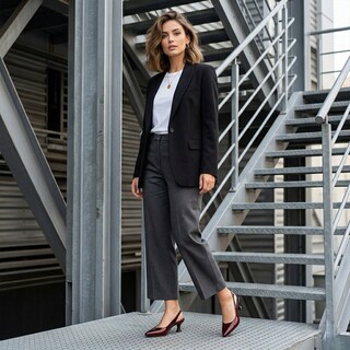 Foto 6 | Foto 6 | Zapatilla Slingback Charol Vino Tacon Bajo Elegante Y Comodo Juvenil Estilo Con Acabado Brillante Ajuste Perfecto