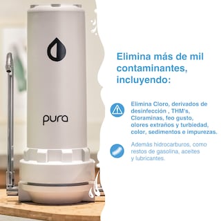 Foto 4 | Foto 4 | Purificador De Agua Pura Filtro Cocina Sobremesada+ Repuesto