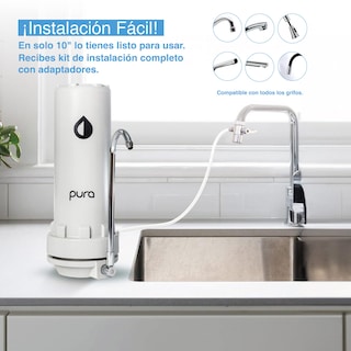 Foto 5 | Foto 5 | Purificador De Agua Pura Filtro Cocina Sobremesada+ Repuesto