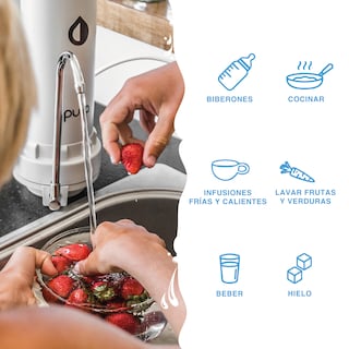 Foto 7 | Foto 7 | Purificador De Agua Pura Filtro Cocina Sobremesada+ Repuesto