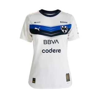 Foto 1 | Foto 1 | Jersey Puma Monterrey Visitante Aficionado 25-26 Para Mujer Blanco