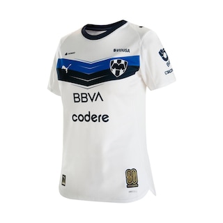 Foto 3 | Foto 3 | Jersey Puma Monterrey Visitante Aficionado 25-26 Para Mujer Blanco