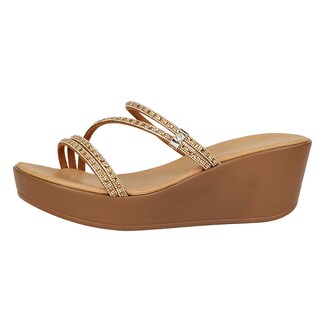 Foto 2 | Foto 2 | Sandalias Con Plataforma Exterior Sintético Color Café Para Mujer De Rbcollection