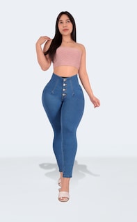 Foto 5 | Foto 5 | Jeans Colombiano Con Faja Sea Brazil Mujer