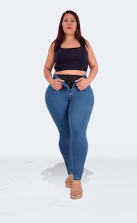Foto 7 | Foto 7 | Jeans Colombiano Con Faja Sea Brazil Mujer