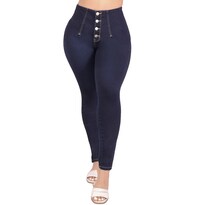 Jeans Colombiano Con Faja Sea Brazil Mujer