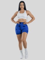 Set De 2 Short Biker Mujer Shores Deportivos Sh-063-px2 Gris Claro Y Rey Dama Chort Gym