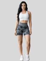 Set De 2 Short Biker Mujer Shores Deportivos Sh-063-px2 Gris Claro Y Gris Oscuro Dama Chort Gym