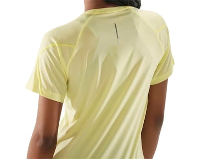 Foto 3 | Foto 3 | Playera Running Salomon Cross Run Amarillo Mujer Lc2131900